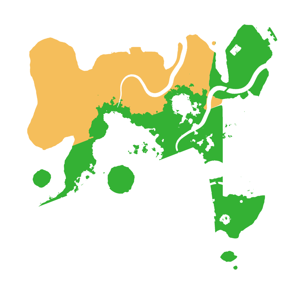 Biome Rust Map: Procedural Map, Size: 3000, Seed: 1030657113