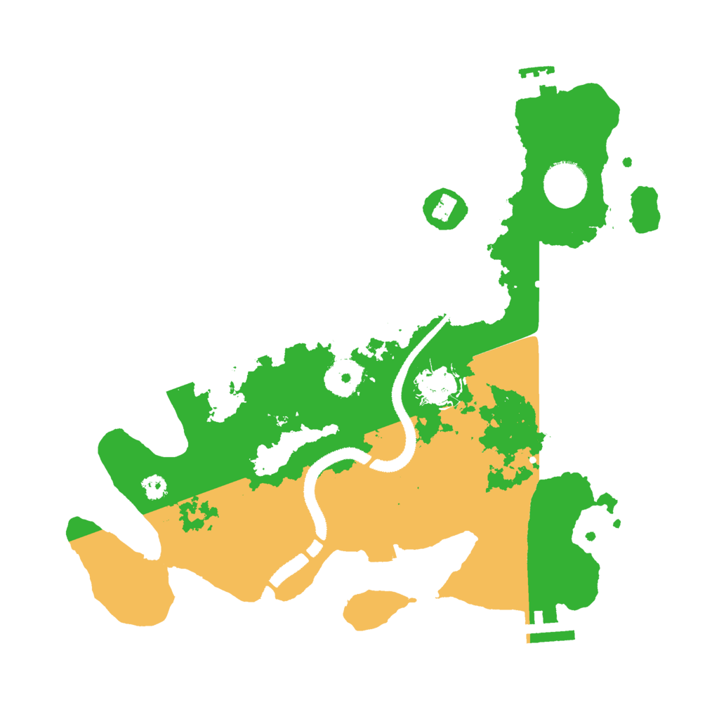 Biome Rust Map: Procedural Map, Size: 3000, Seed: 93763