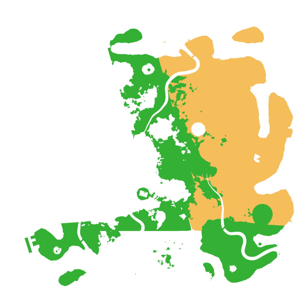 Biome Rust Map: Procedural Map, Size: 4000, Seed: 11084