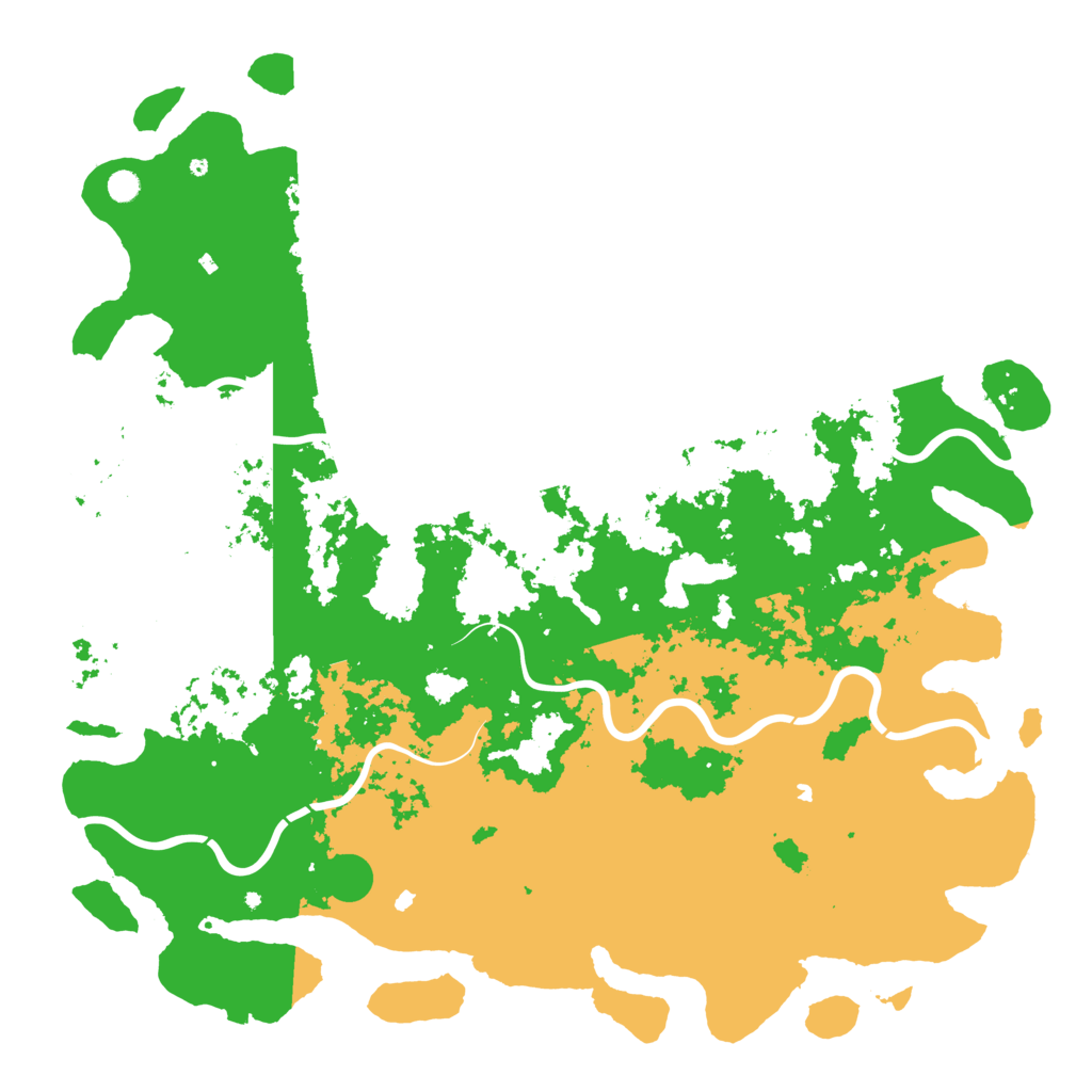 Biome Rust Map: Procedural Map, Size: 6000, Seed: 1398726013