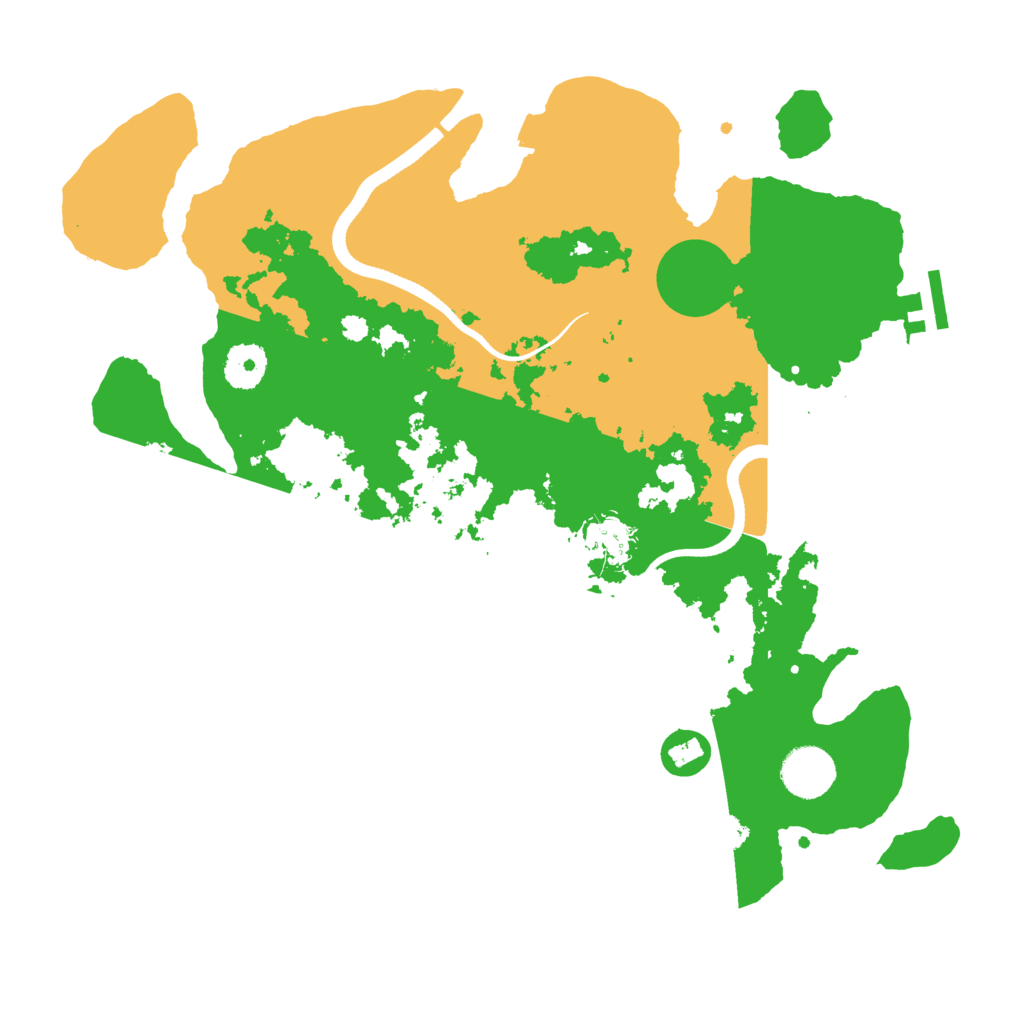 Biome Rust Map: Procedural Map, Size: 3500, Seed: 2112674863