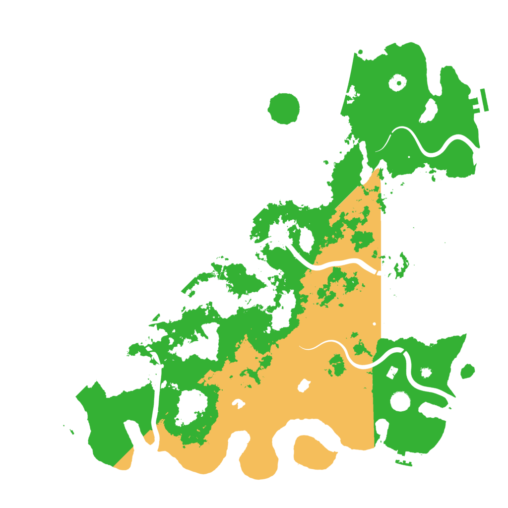 Biome Rust Map: Procedural Map, Size: 4500, Seed: 660793273