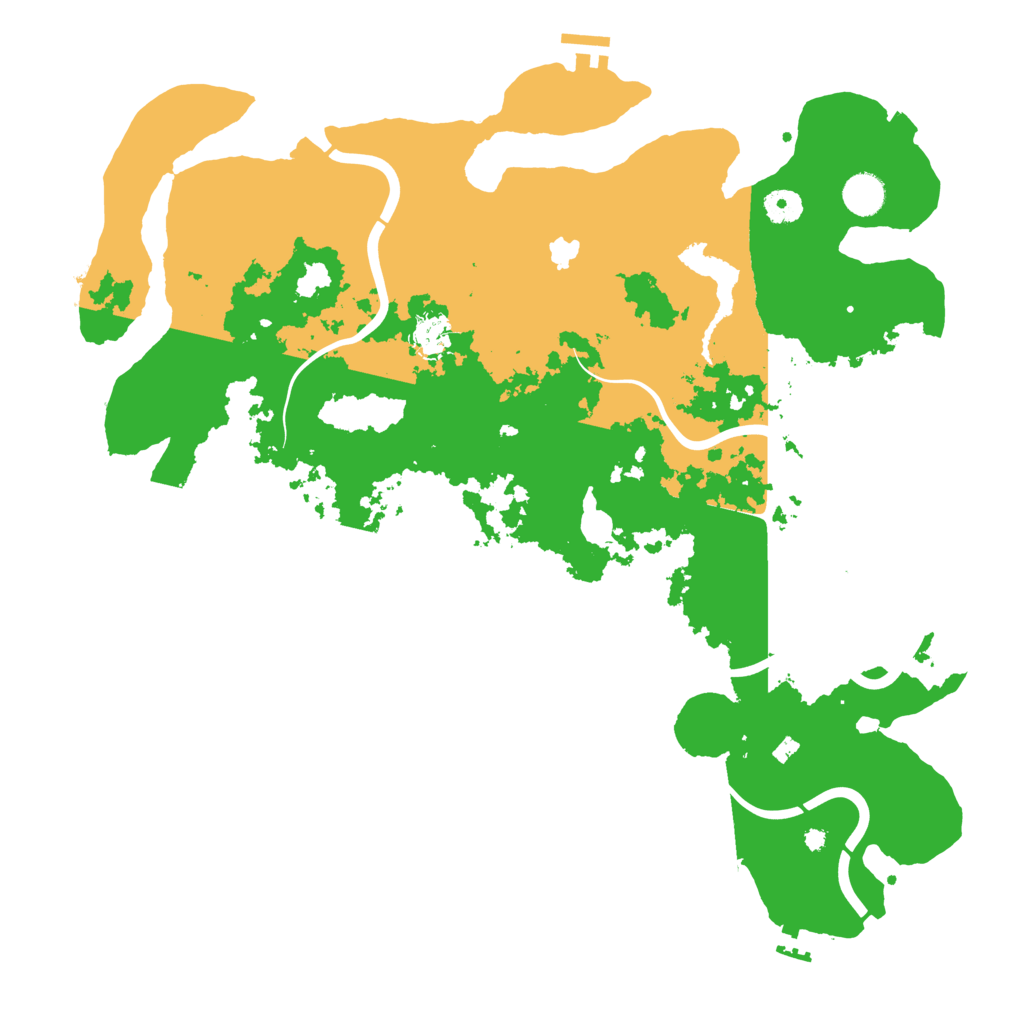 Biome Rust Map: Procedural Map, Size: 4250, Seed: 951227