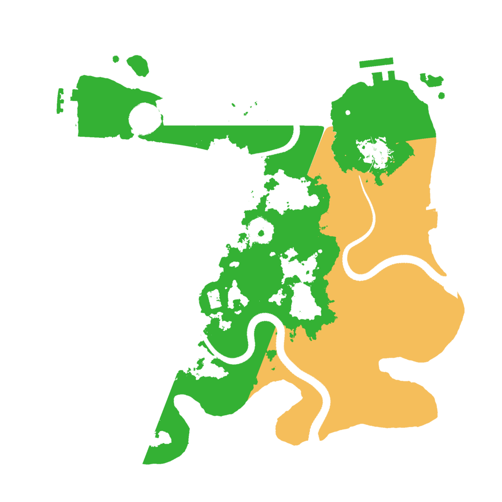 Biome Rust Map: Procedural Map, Size: 3000, Seed: 98724