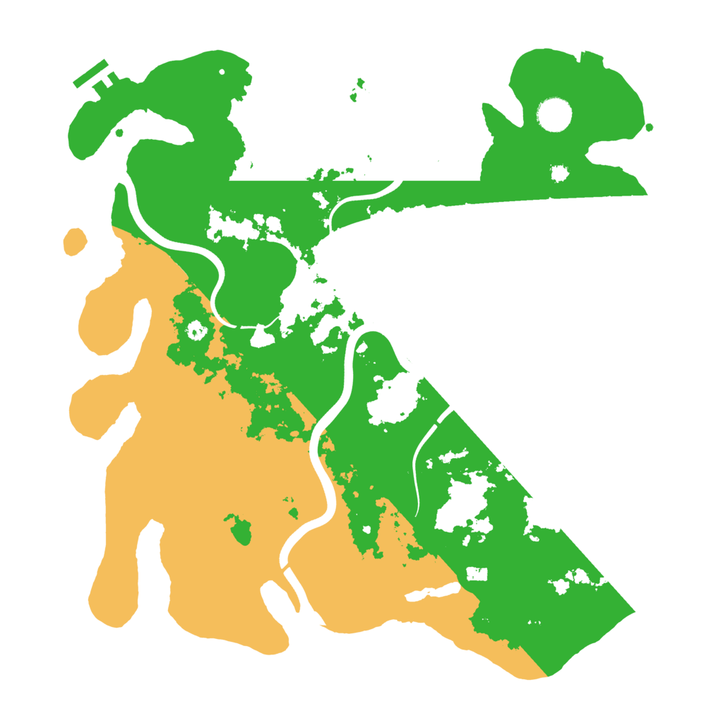 Biome Rust Map: Procedural Map, Size: 3700, Seed: 1846979213