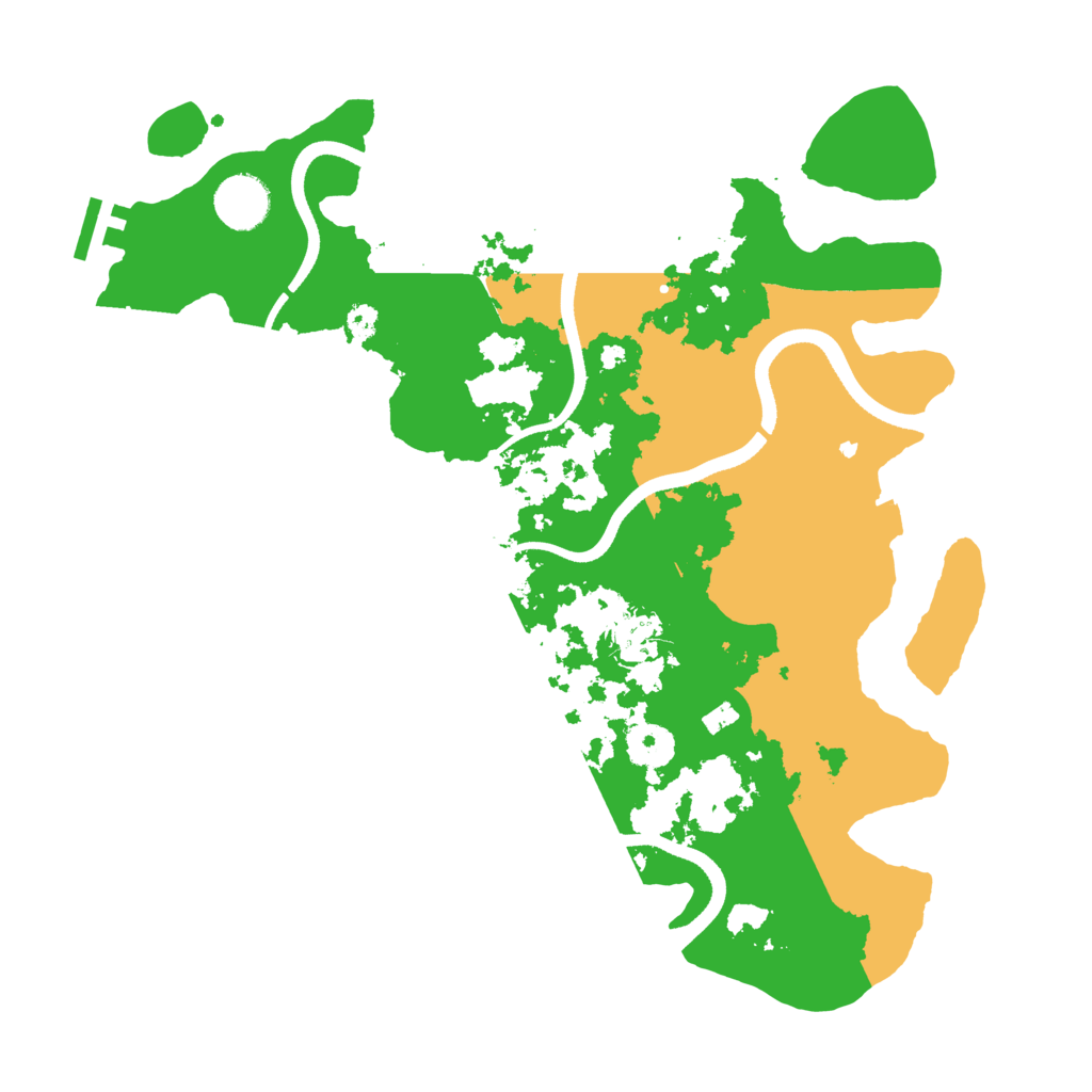 Biome Rust Map: Procedural Map, Size: 3500, Seed: 603234504