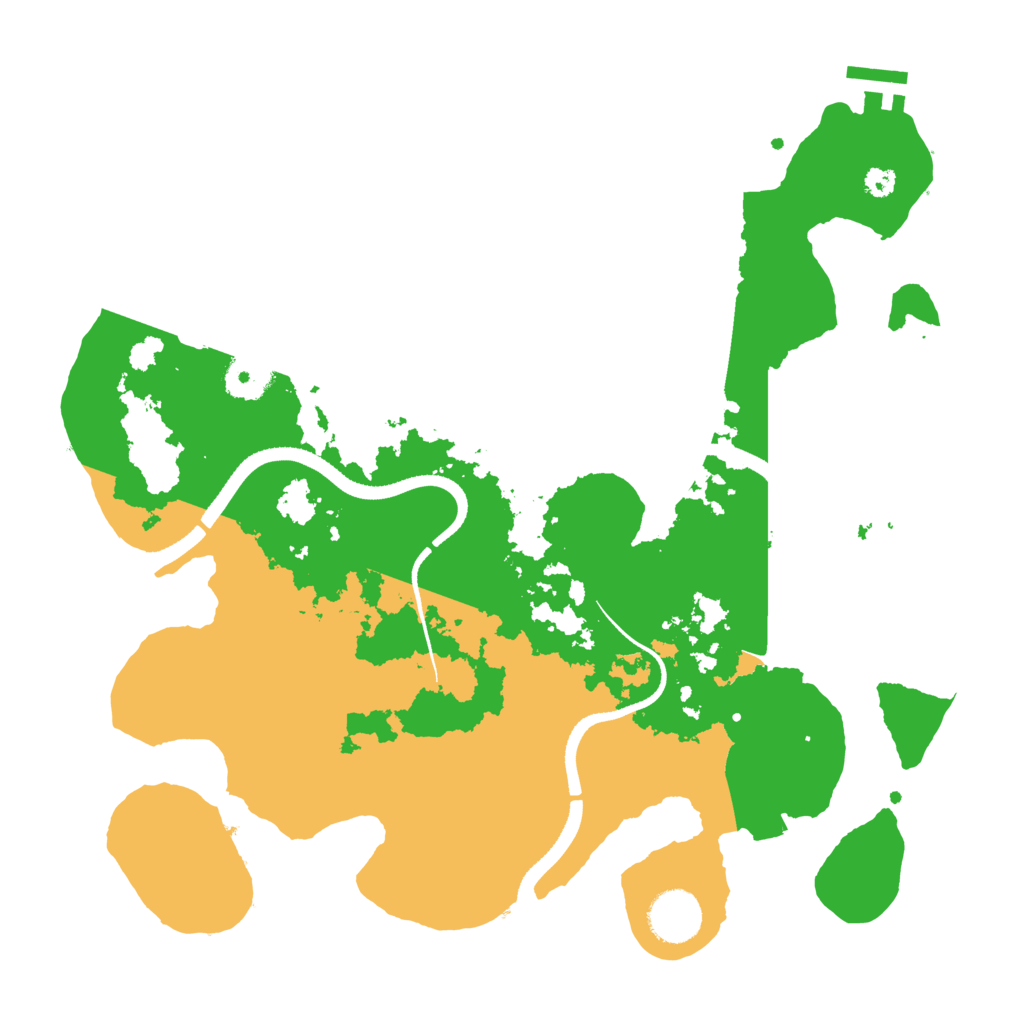 Biome Rust Map: Procedural Map, Size: 3400, Seed: 12021947