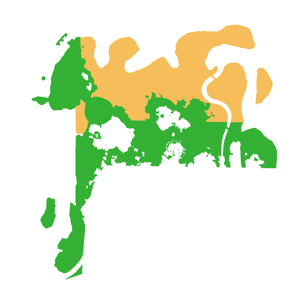 Biome Rust Map: Procedural Map, Size: 3000, Seed: 651352