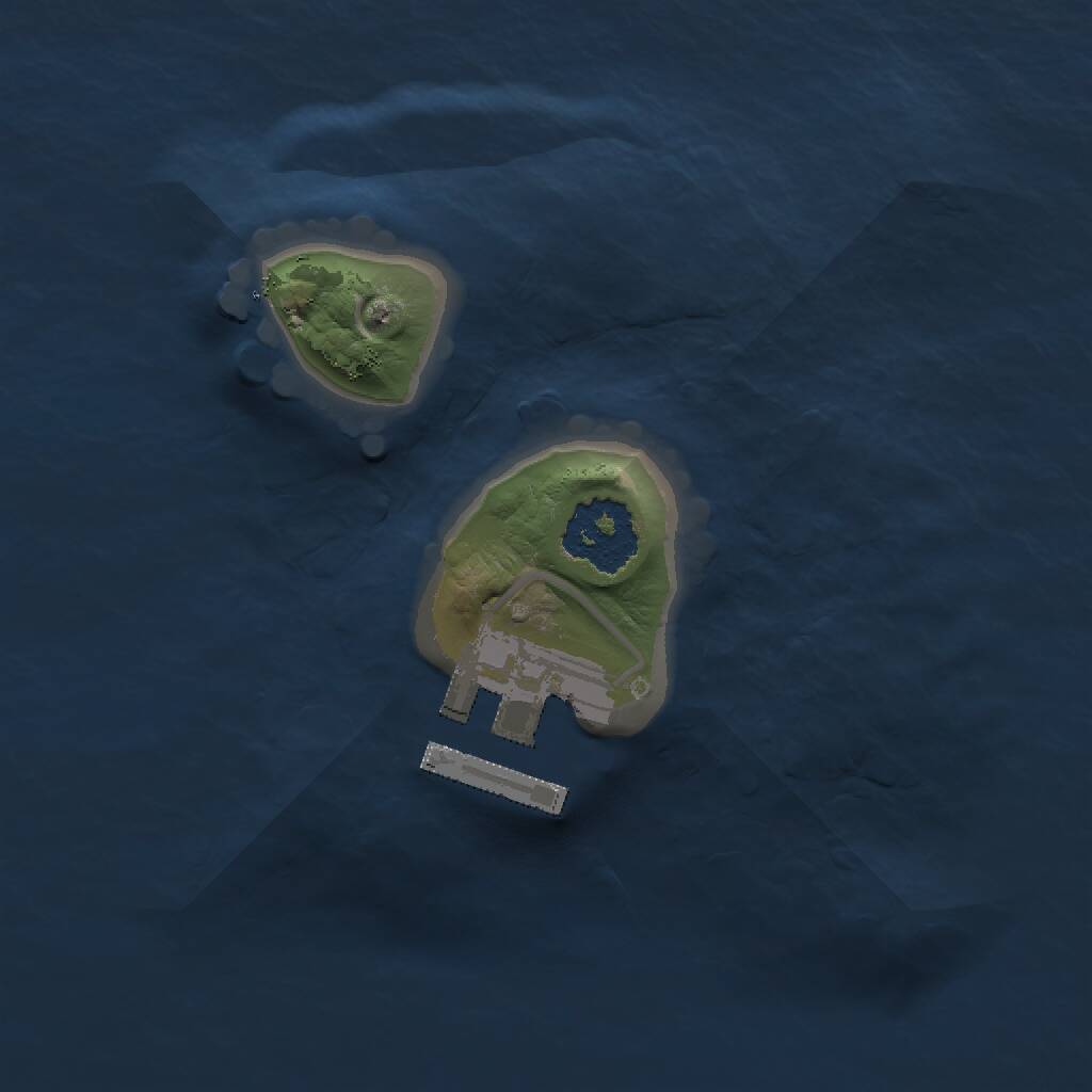 Rust Map: Procedural Map, Size: 1500, Seed: 6459214, 2 Monuments