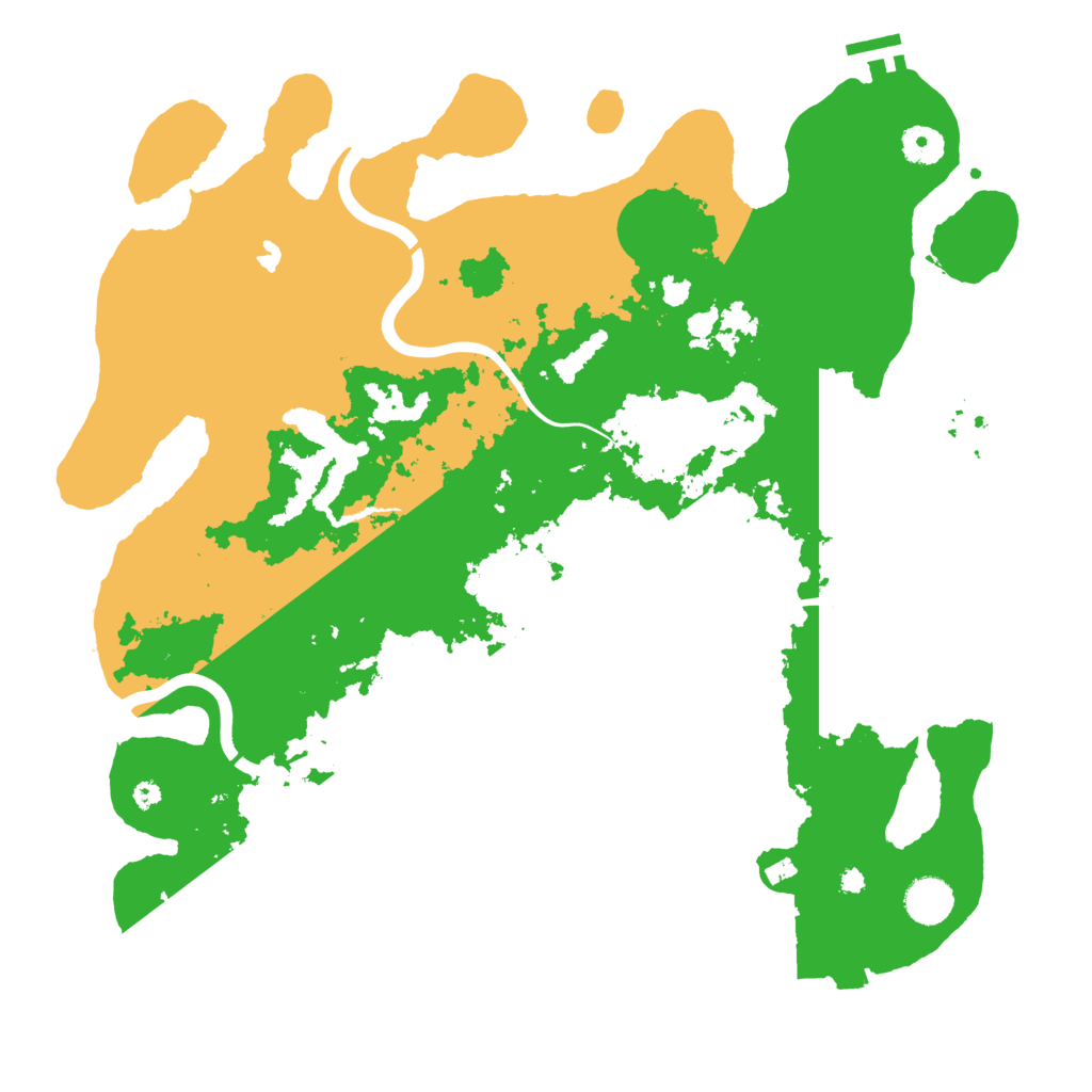 Biome Rust Map: Procedural Map, Size: 4000, Seed: 1243430149