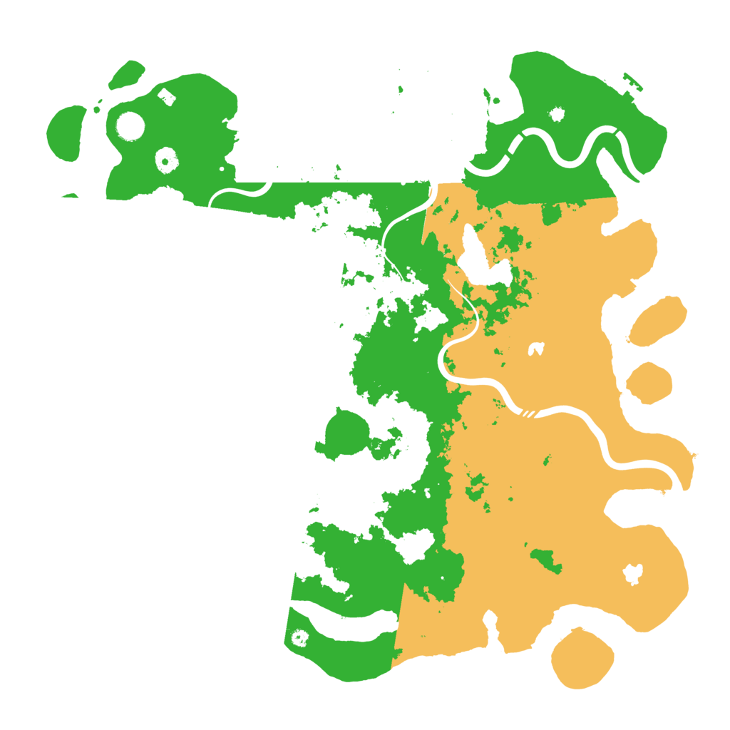 Biome Rust Map: Procedural Map, Size: 4500, Seed: 964781719