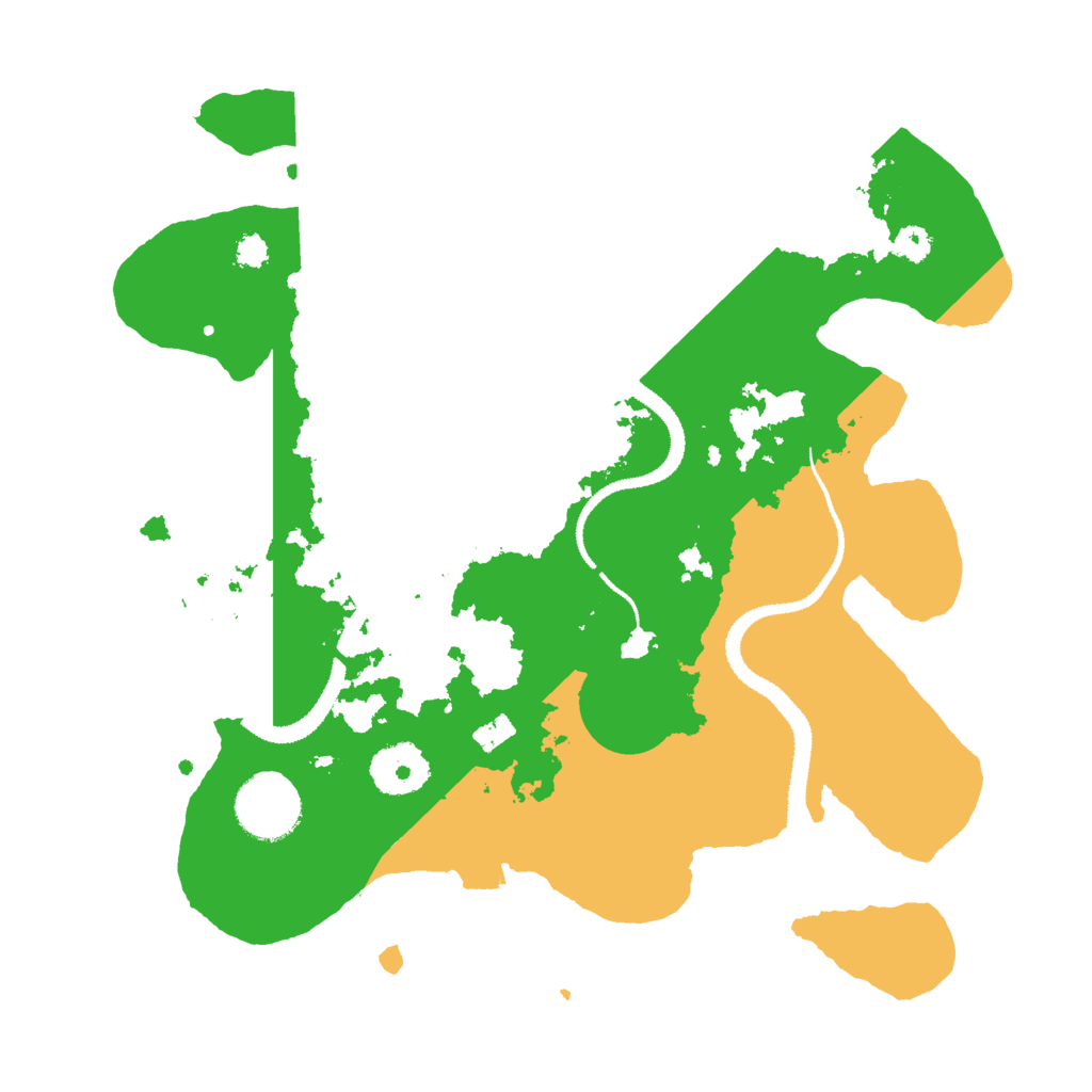 Biome Rust Map: Procedural Map, Size: 3000, Seed: 71636