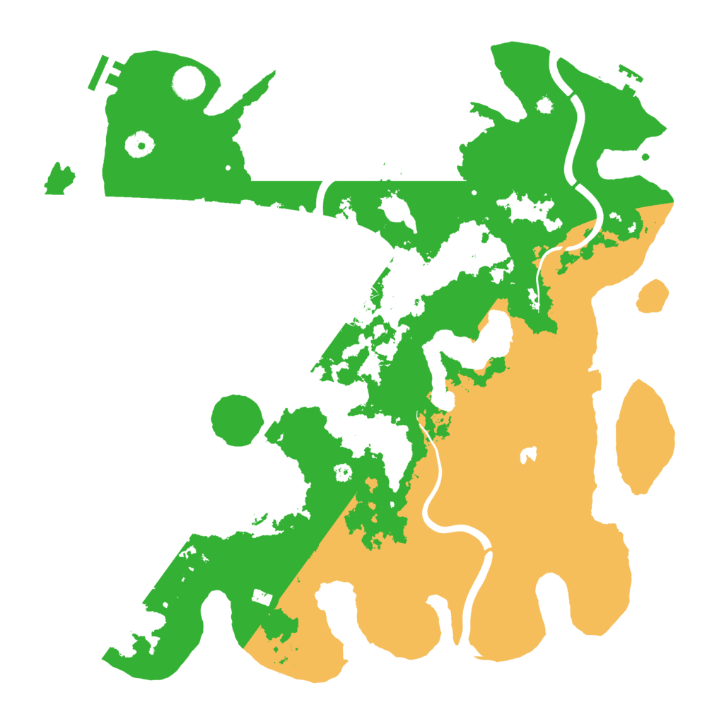 Biome Rust Map: Procedural Map, Size: 4000, Seed: 779628772