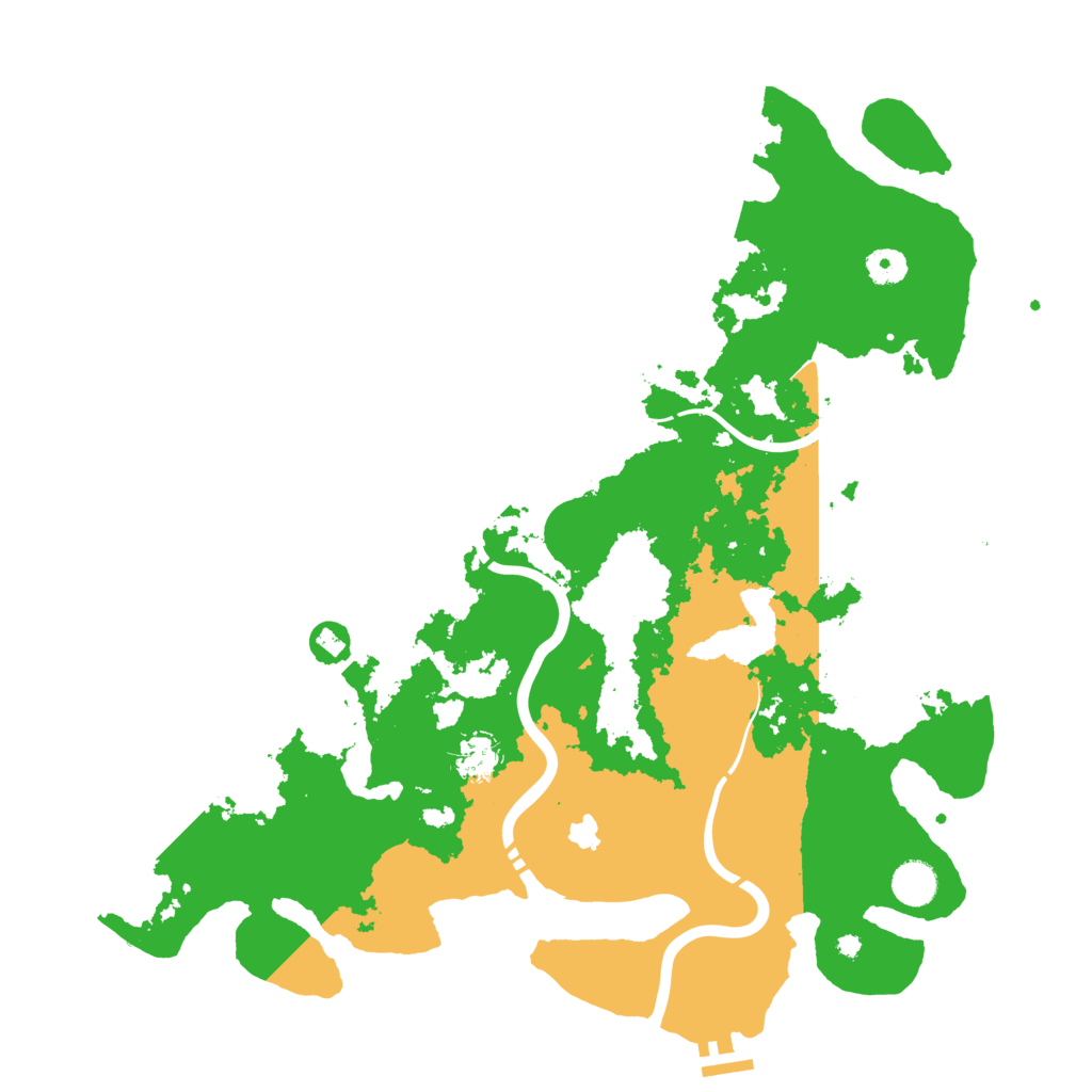 Biome Rust Map: Procedural Map, Size: 4250, Seed: 117086