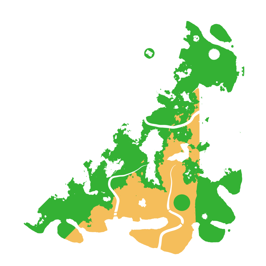 Biome Rust Map: Procedural Map, Size: 4250, Seed: 117086