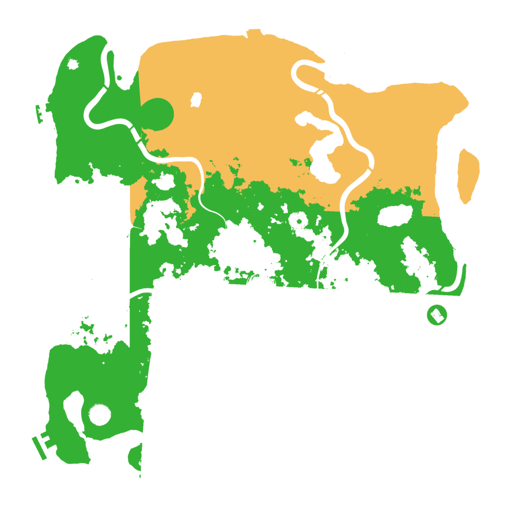 Biome Rust Map: Procedural Map, Size: 4250, Seed: 686655