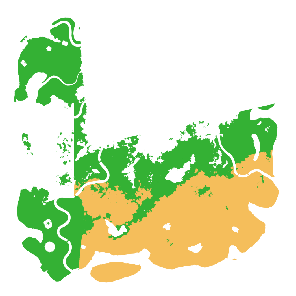Biome Rust Map: Procedural Map, Size: 5000, Seed: 52323
