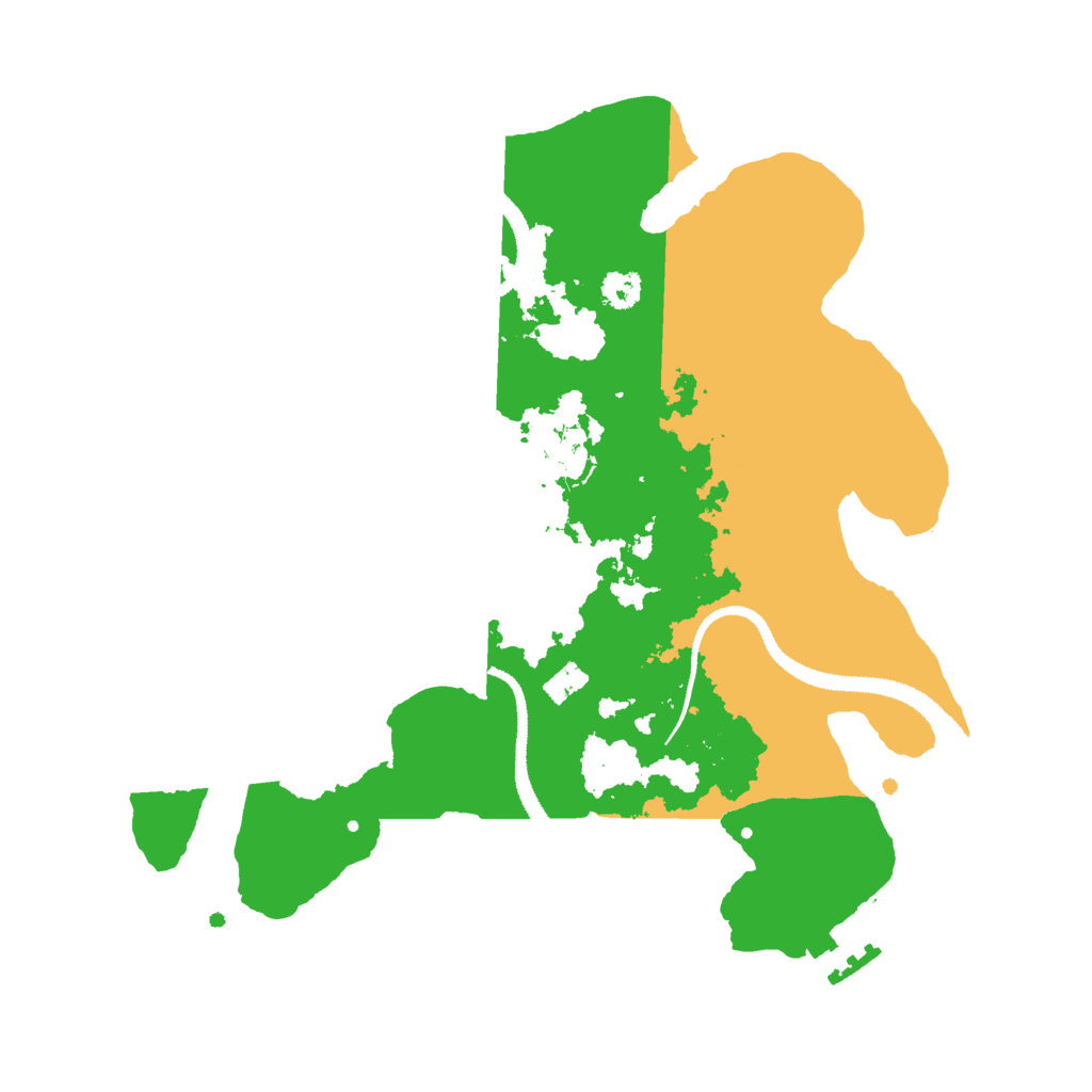 Biome Rust Map: Procedural Map, Size: 2800, Seed: 61482599