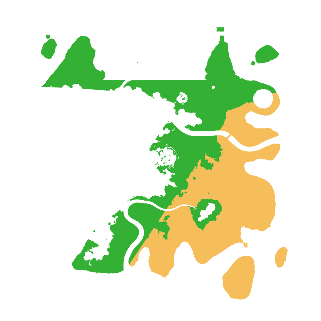 Biome Rust Map: Procedural Map, Size: 3000, Seed: 11202