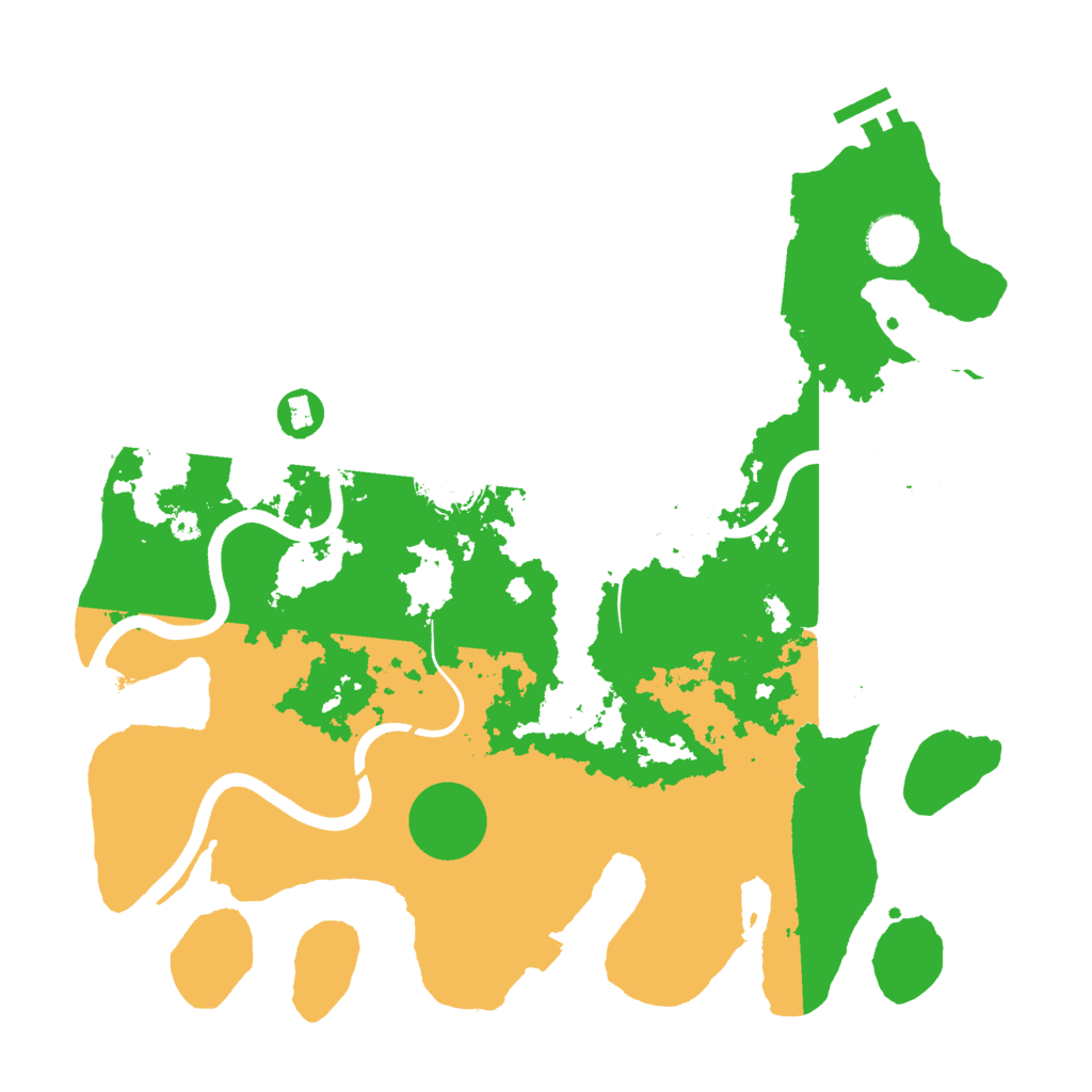 Biome Rust Map: Procedural Map, Size: 3700, Seed: 1083855251