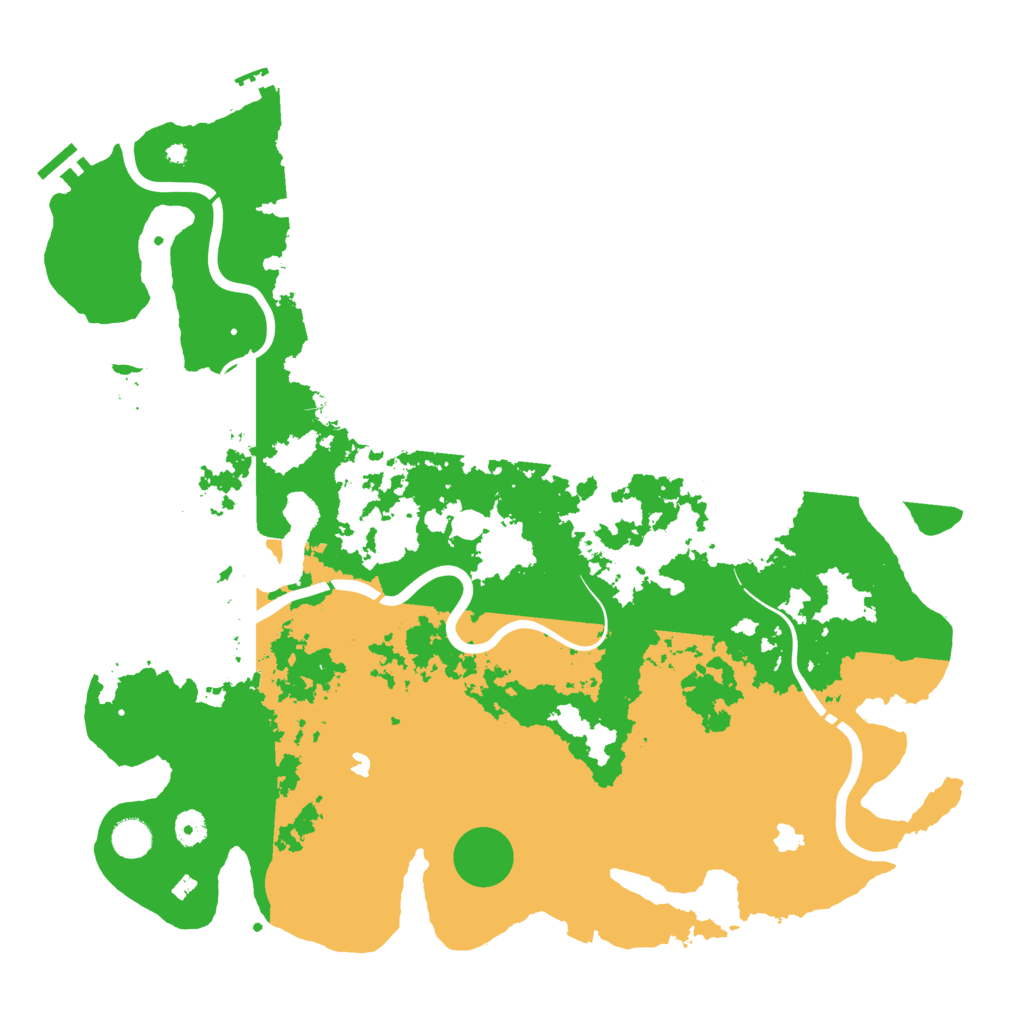 Biome Rust Map: Procedural Map, Size: 4500, Seed: 1288674792