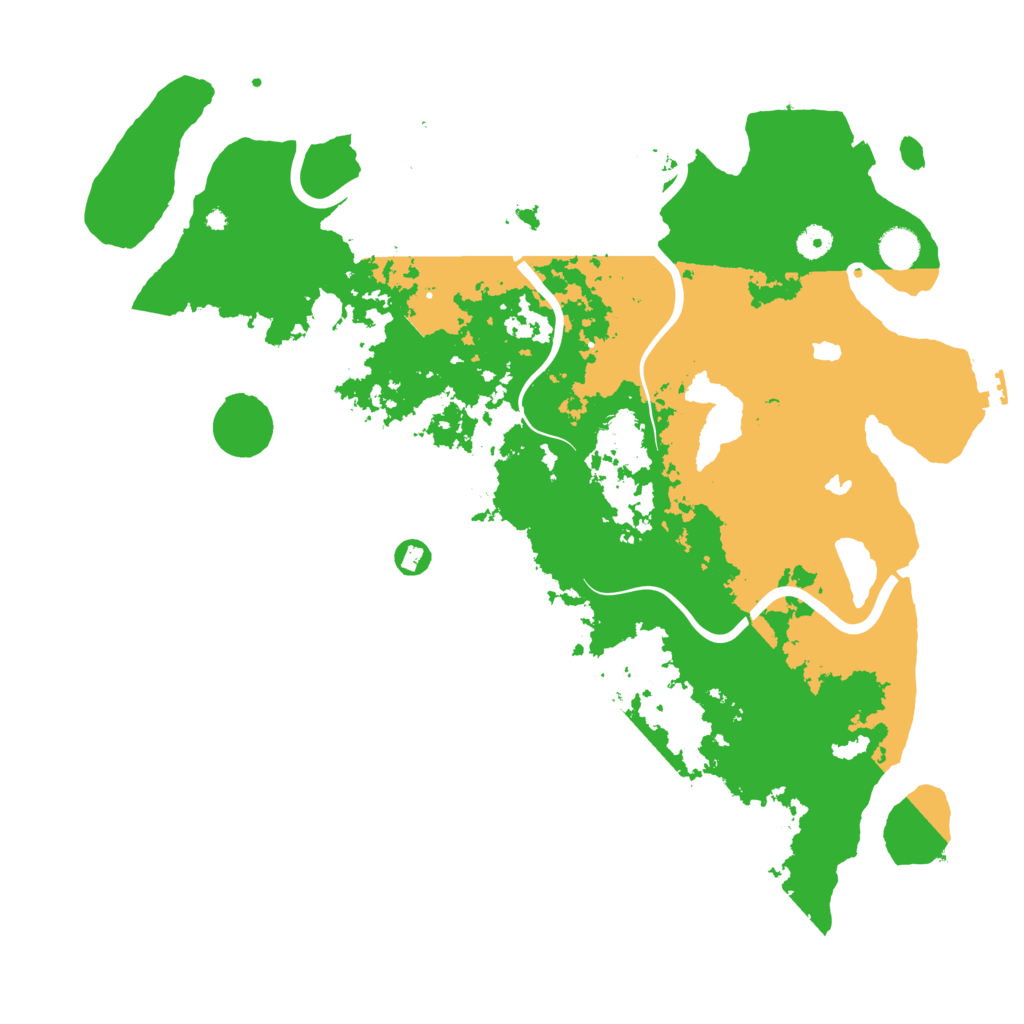 Biome Rust Map: Procedural Map, Size: 4500, Seed: 1726651440