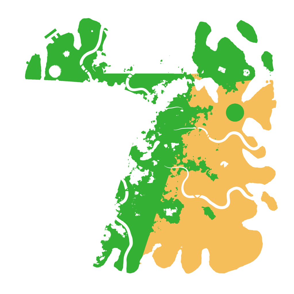 Biome Rust Map: Procedural Map, Size: 4300, Seed: 1191981