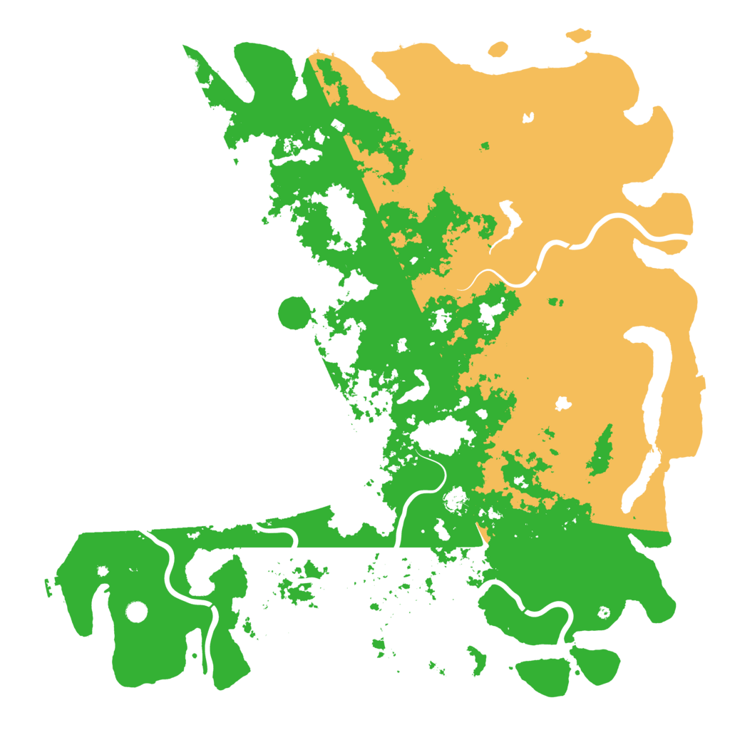 Biome Rust Map: Procedural Map, Size: 6000, Seed: 1745
