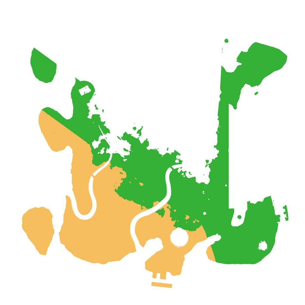 Biome Rust Map: Procedural Map, Size: 3000, Seed: 20082015