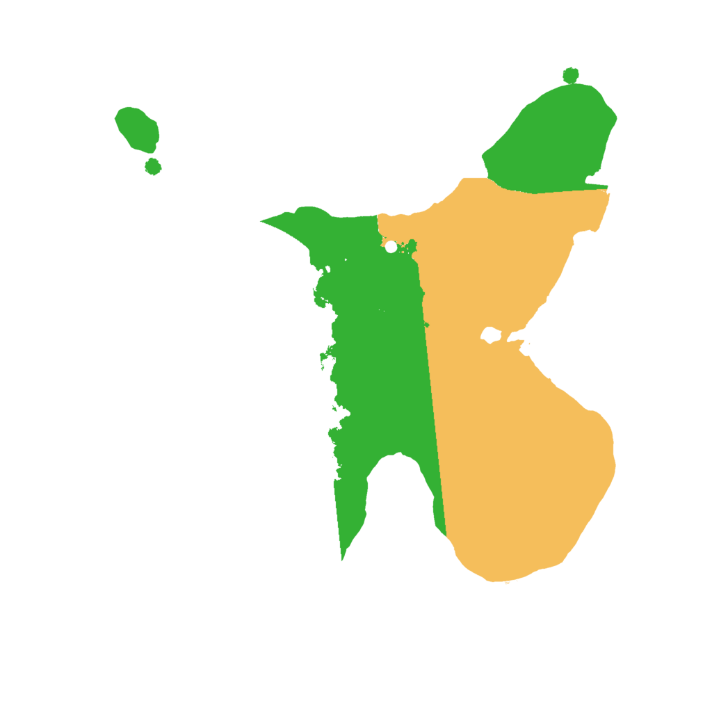 Biome Rust Map: Procedural Map, Size: 1750, Seed: 17777