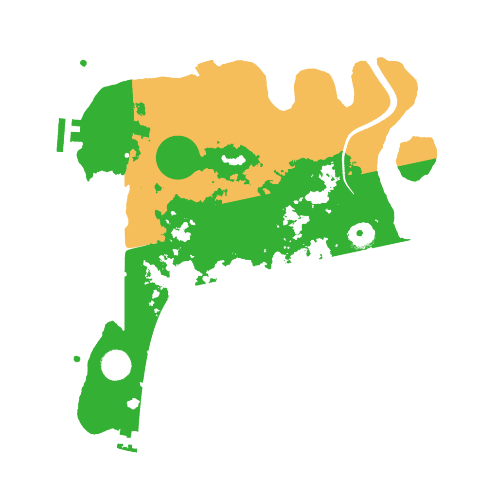 Biome Rust Map: Procedural Map, Size: 3000, Seed: 20152008