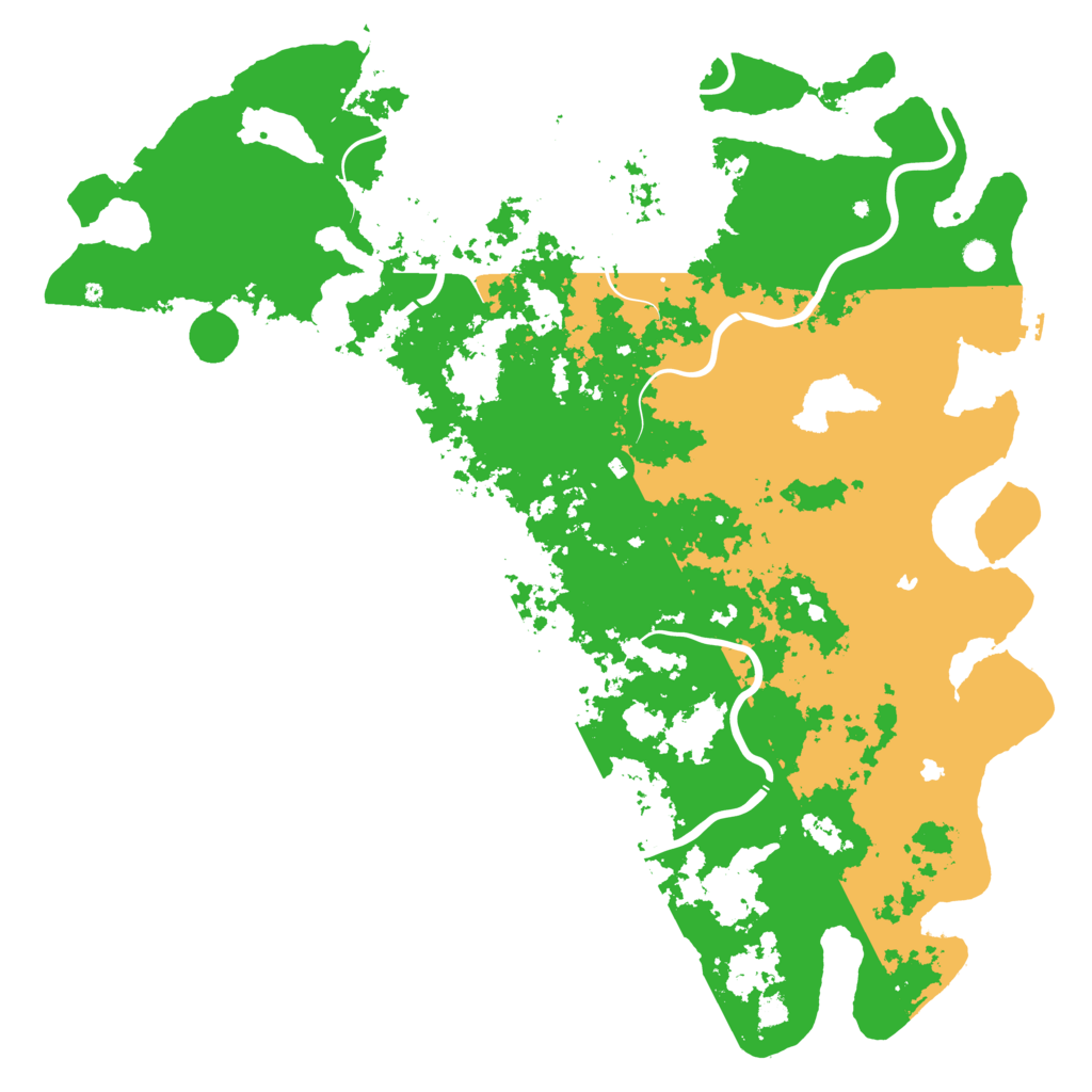Biome Rust Map: Procedural Map, Size: 6000, Seed: 1735471042
