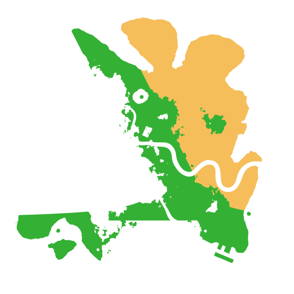 Biome Rust Map: Procedural Map, Size: 3000, Seed: 5487203