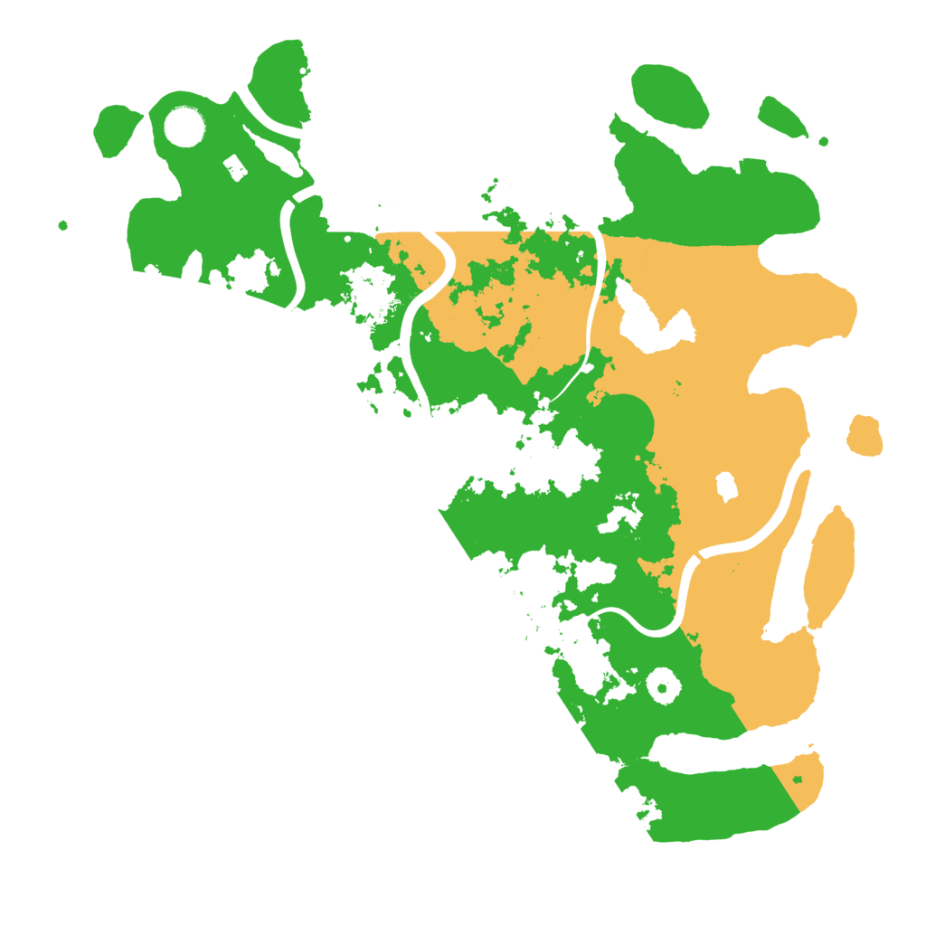 Biome Rust Map: Procedural Map, Size: 4000, Seed: 21429
