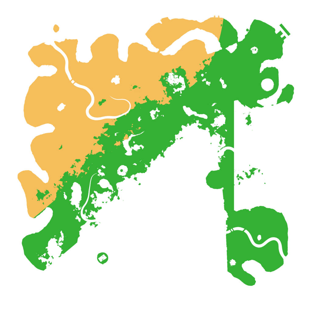 Biome Rust Map: Procedural Map, Size: 4500, Seed: 1010227