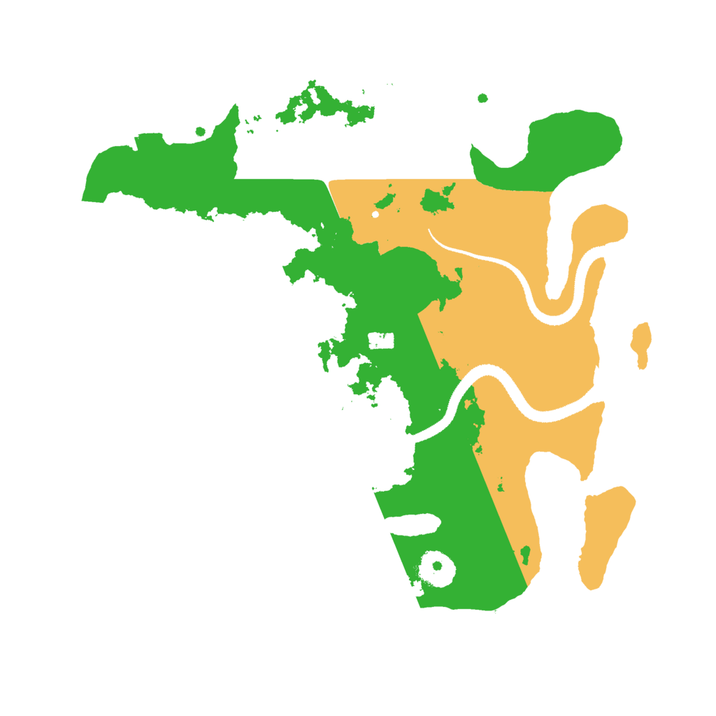 Biome Rust Map: Procedural Map, Size: 3000, Seed: 2478340