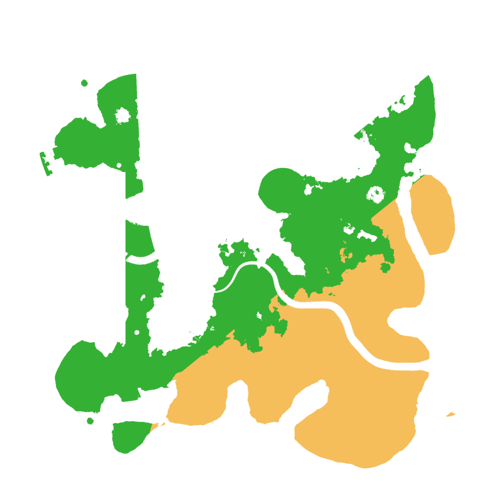 Biome Rust Map: Procedural Map, Size: 3000, Seed: 99887