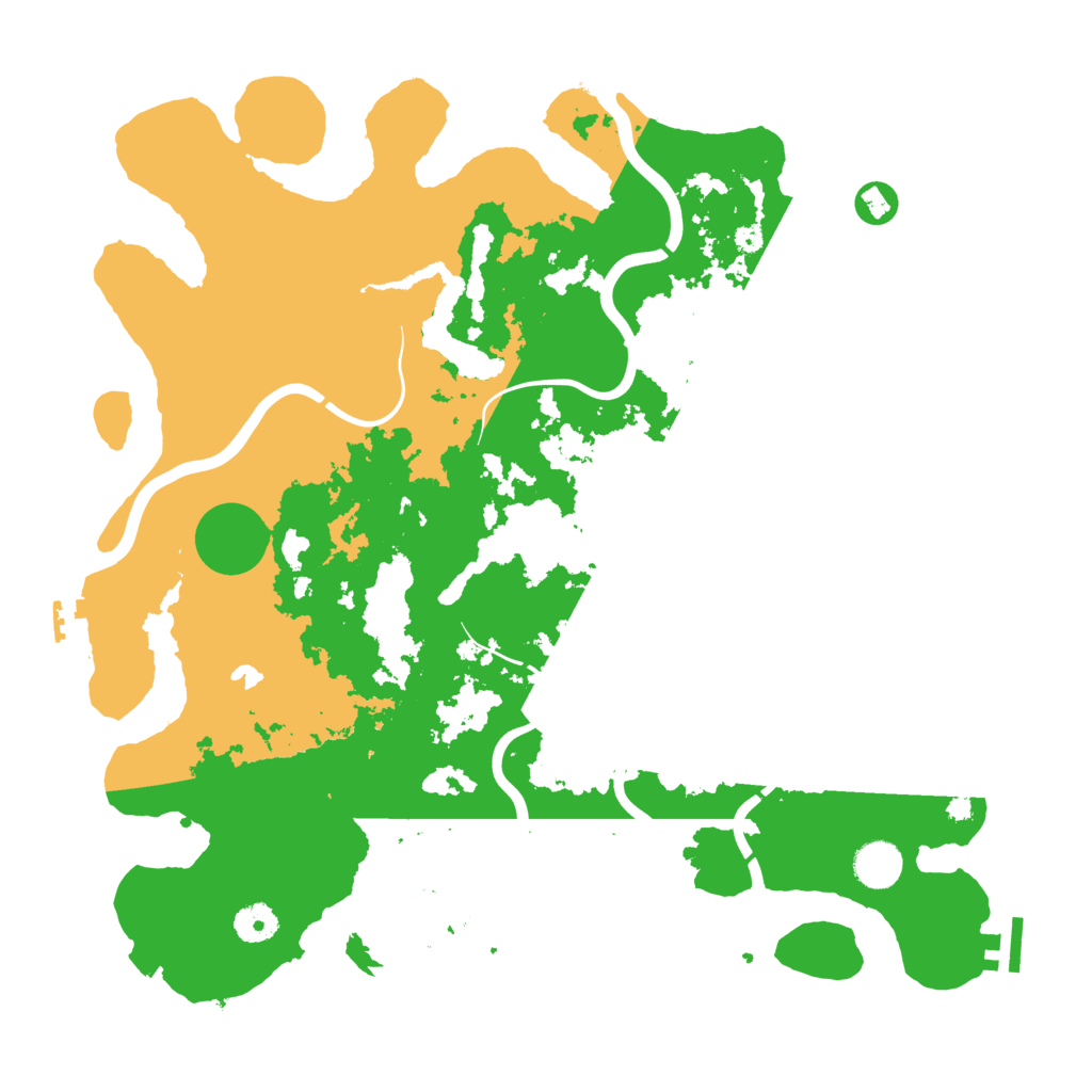 Biome Rust Map: Procedural Map, Size: 4000, Seed: 85000