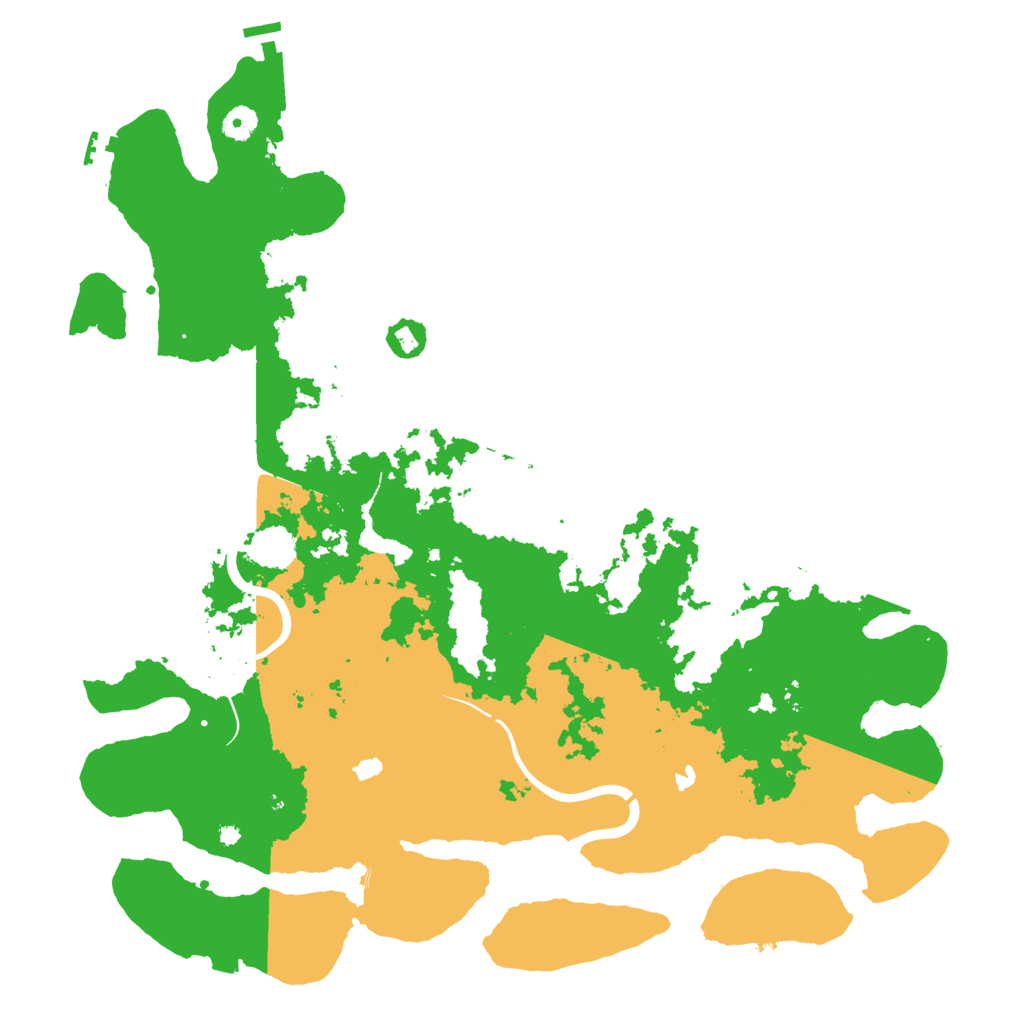 Biome Rust Map: Procedural Map, Size: 4500, Seed: 236495294