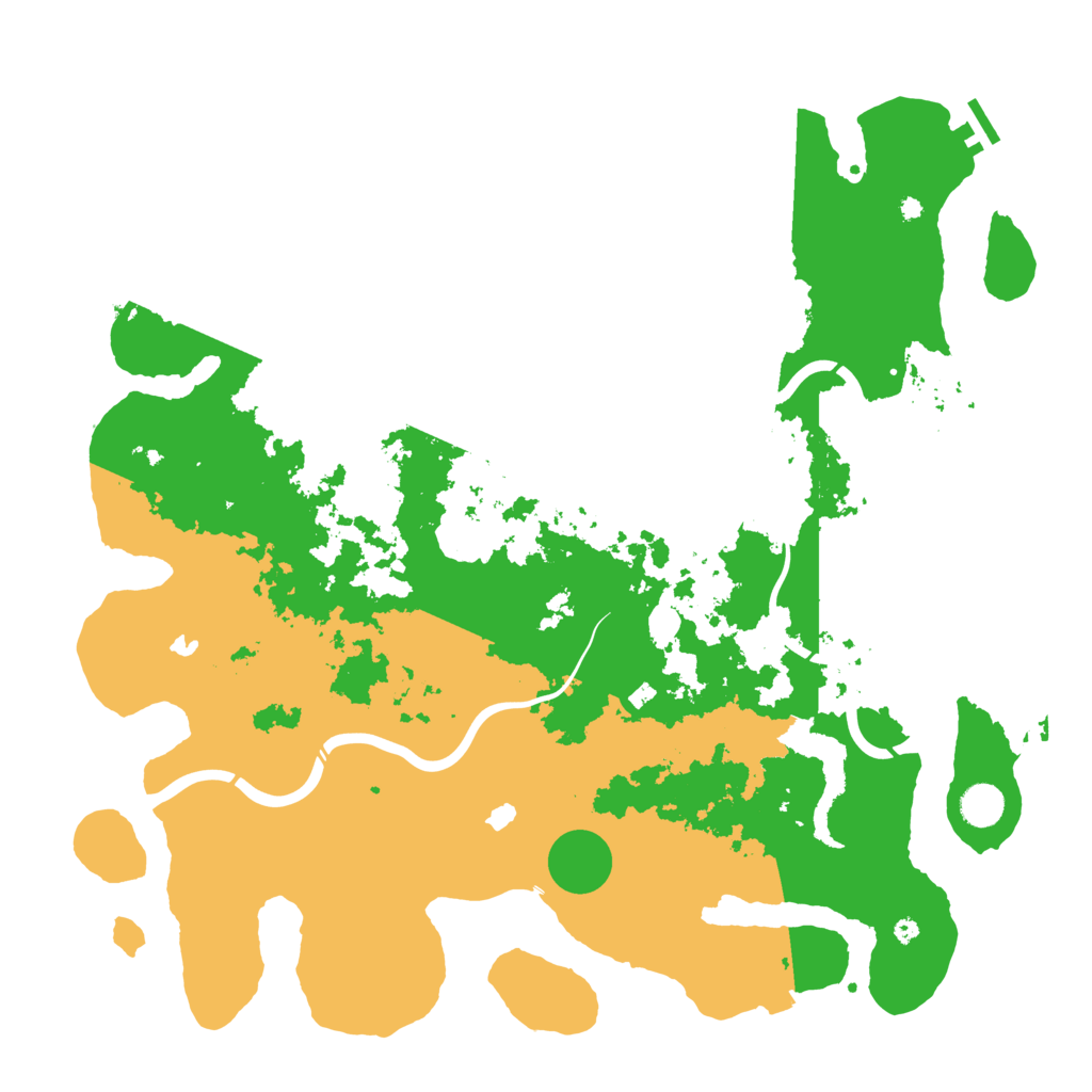Biome Rust Map: Procedural Map, Size: 4500, Seed: 722289861