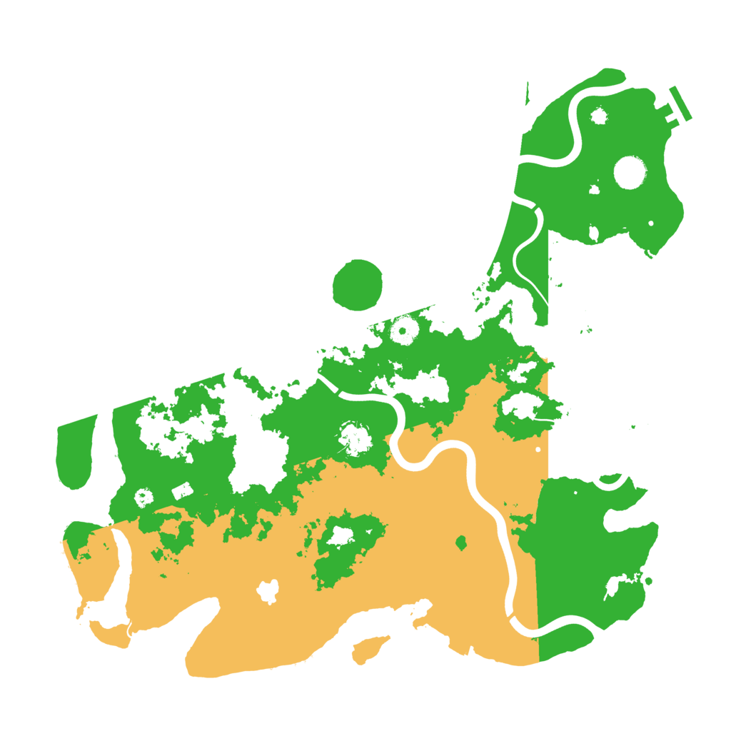 Biome Rust Map: Procedural Map, Size: 4000, Seed: 1189511825