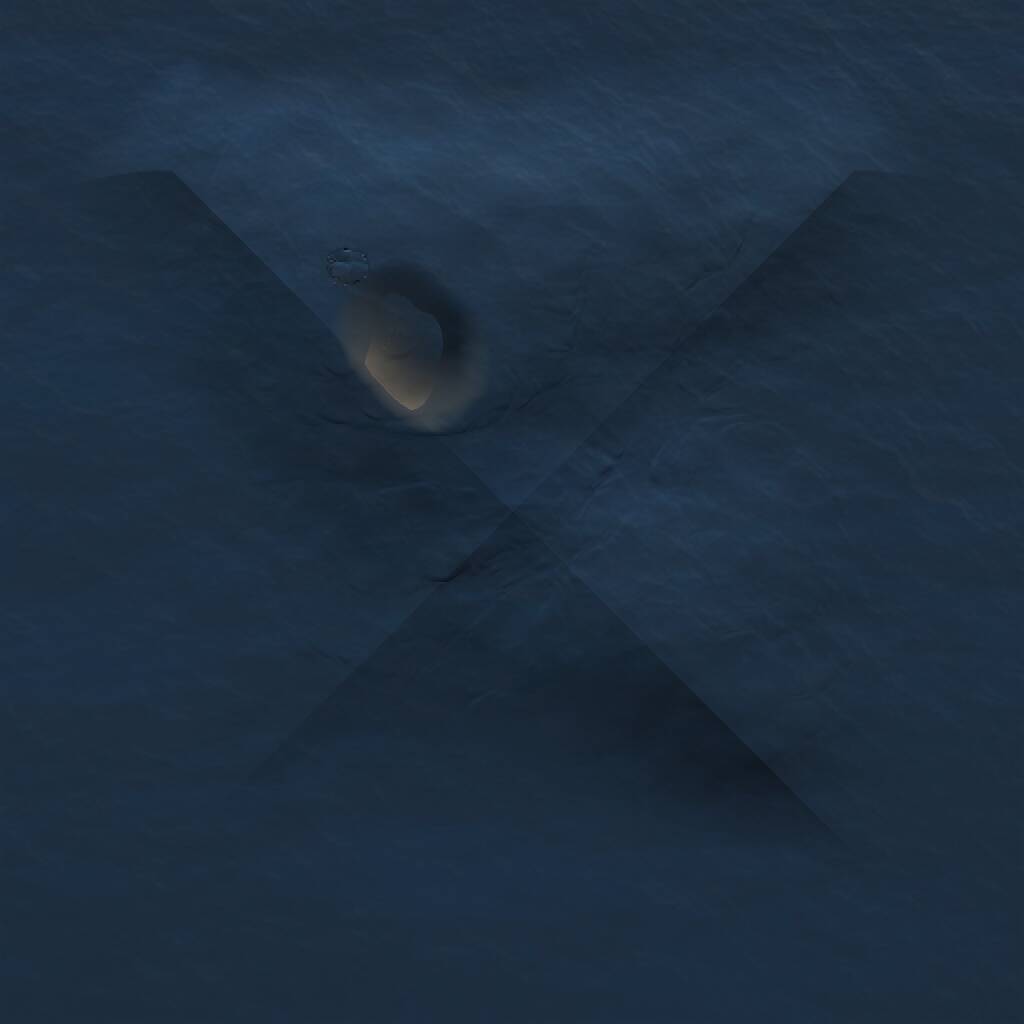 Rust Map: Procedural Map, Size: 1000, Seed: 23161, 1 Monuments