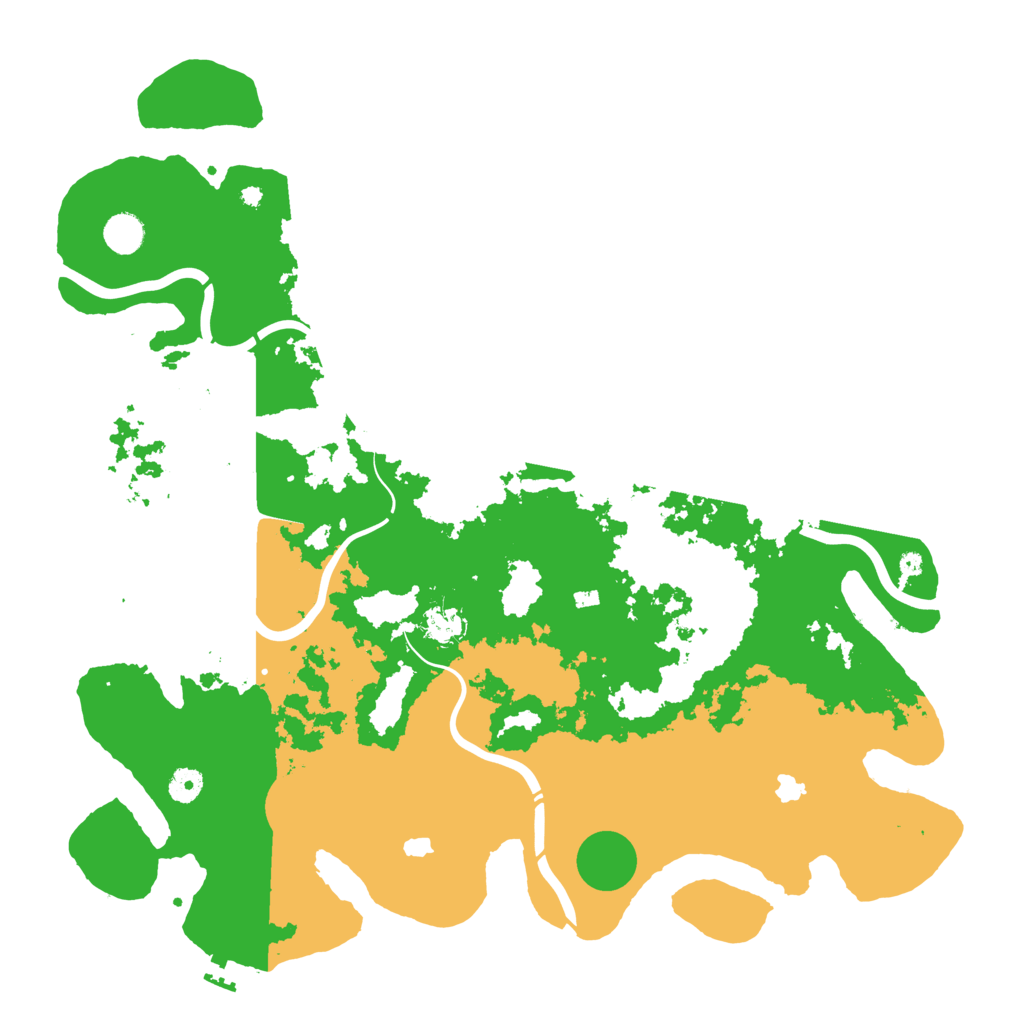 Biome Rust Map: Procedural Map, Size: 4500, Seed: 2584569