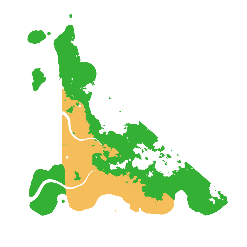 Biome Rust Map: Procedural Map, Size: 3000, Seed: 8123076