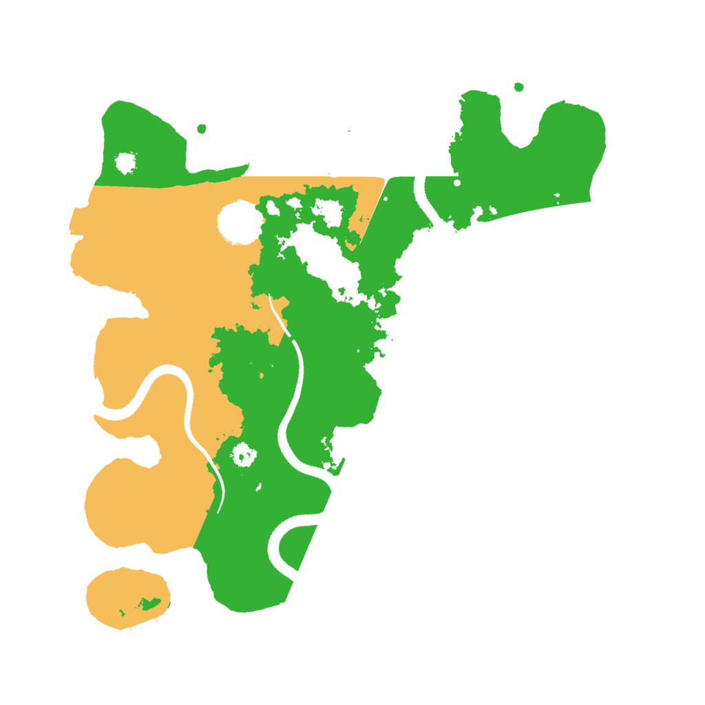 Biome Rust Map: Procedural Map, Size: 3000, Seed: 707778068