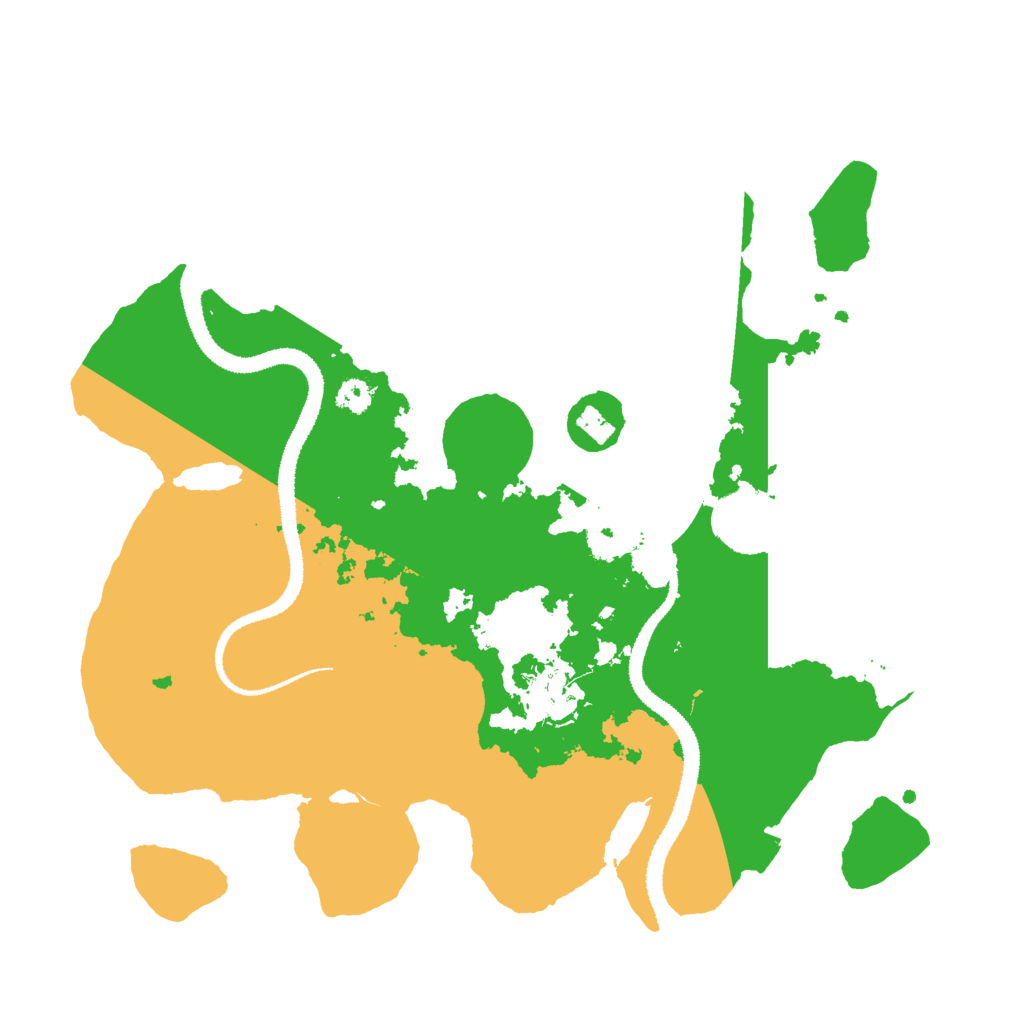 Biome Rust Map: Procedural Map, Size: 3000, Seed: 1782993028