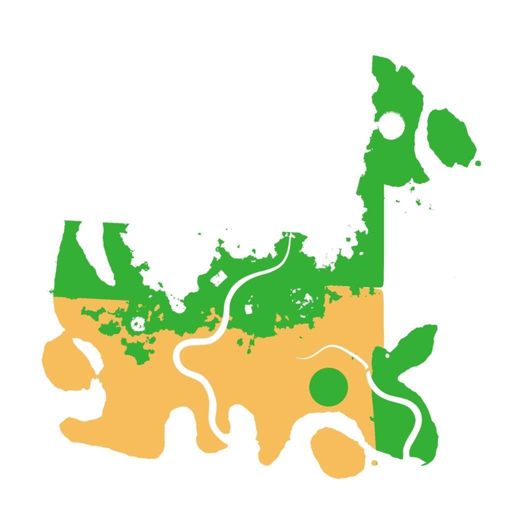 Biome Rust Map: Procedural Map, Size: 3500, Seed: 113839220