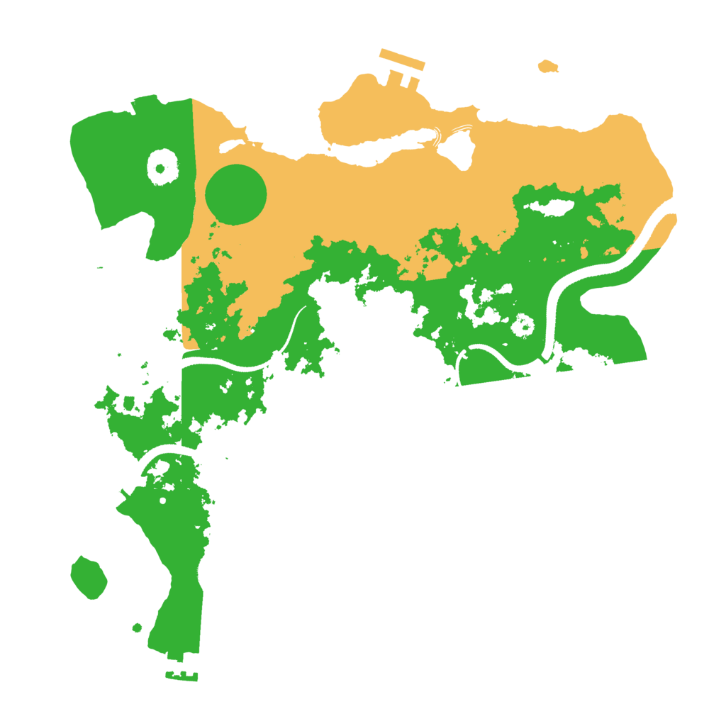 Biome Rust Map: Procedural Map, Size: 3188, Seed: 50000