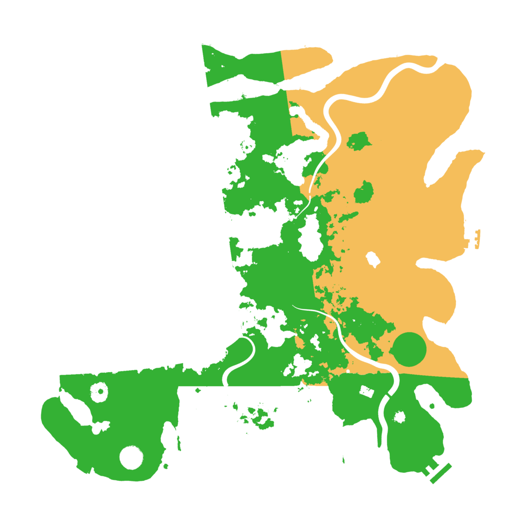 Biome Rust Map: Procedural Map, Size: 4000, Seed: 1364332060