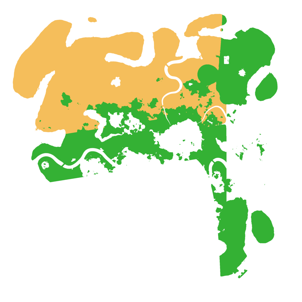 Biome Rust Map: Procedural Map, Size: 4000, Seed: 57389275